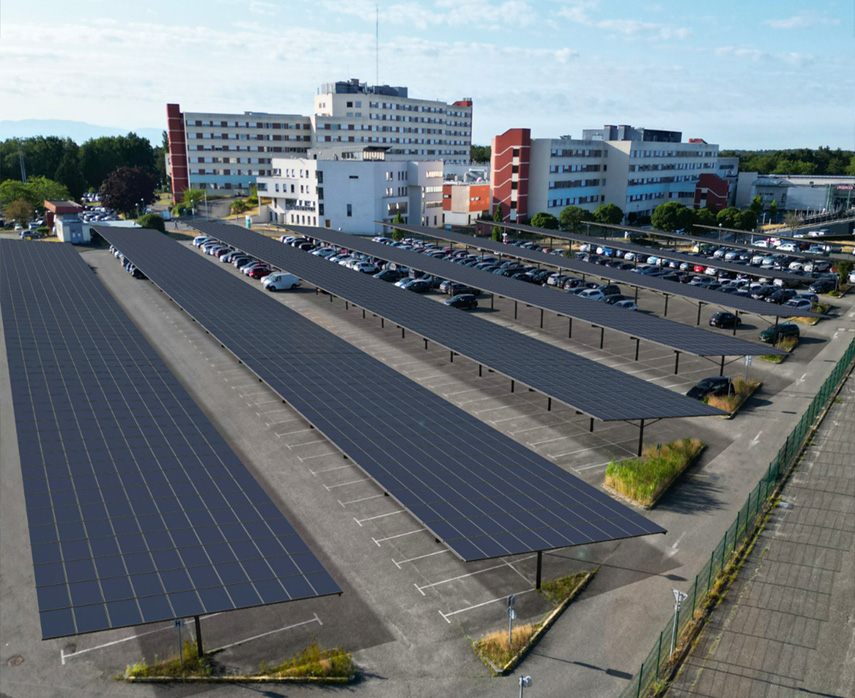 Parking hôpital de Haguenau Parking hôpital de Haguenau